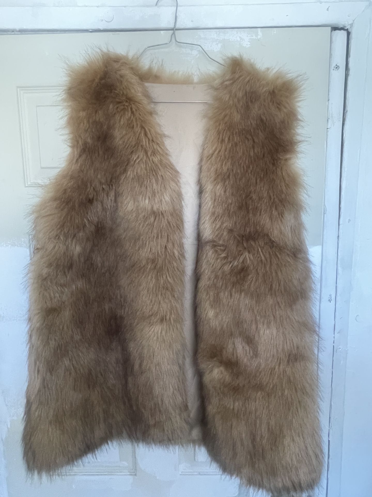 Women’s Brown Fur Vest