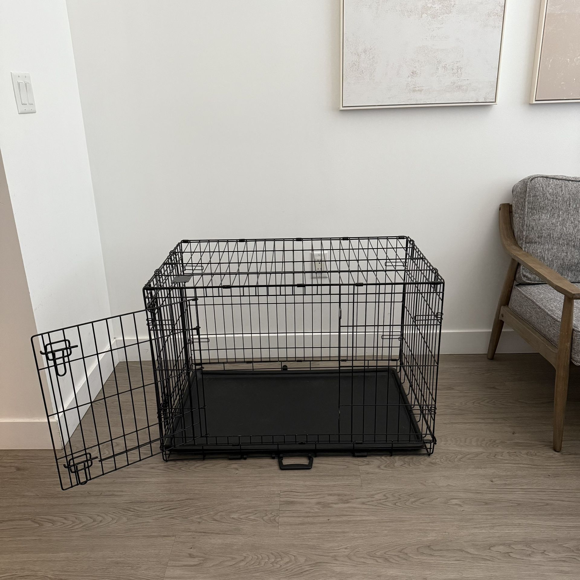 Dog Crate With Two Doors