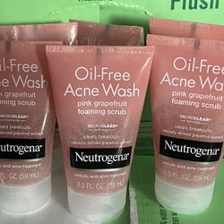 Neutrogena Oil Free Acne Wash 2.0 Oz   2 X $5
