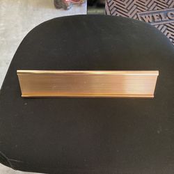 Gold Desk Name Plate Holder