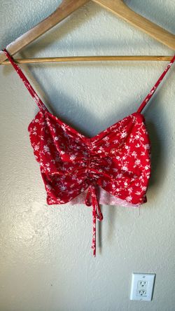 Red Crop Top