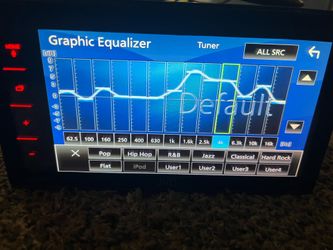JVC double din touchscreen radio dvd player Apple CarPlay-$100