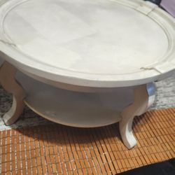 Round Wood Coffee Table $30