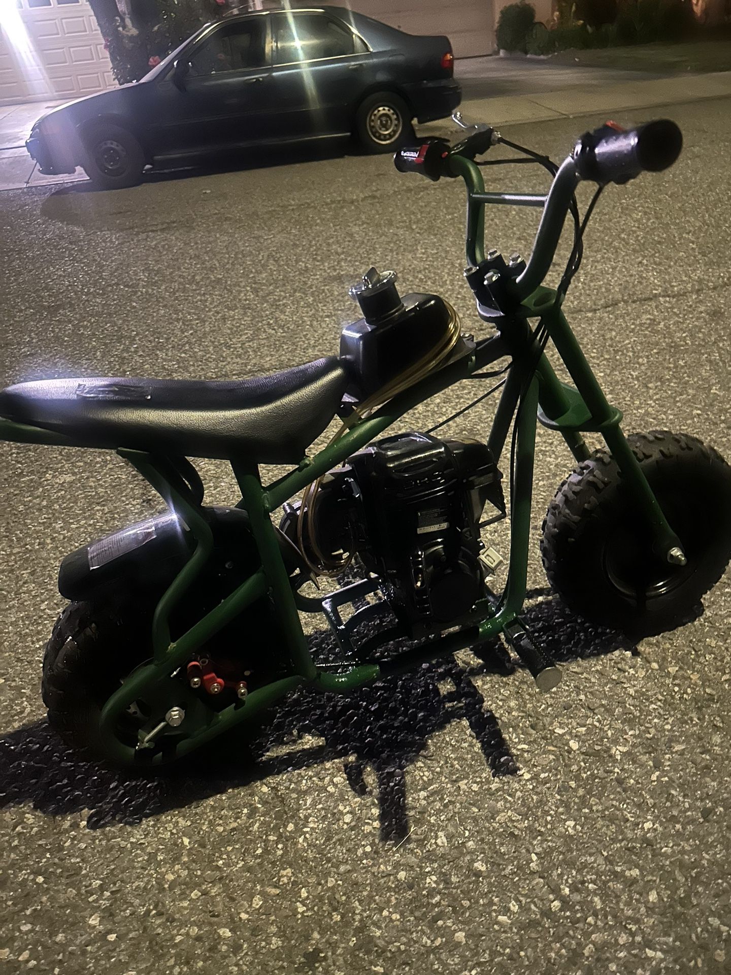 Kids Mini Bike Runs Perfectly