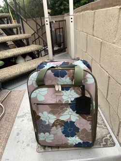 Colorful Carry-on Plane Size Suitcase On Rollers From Embark Luggage