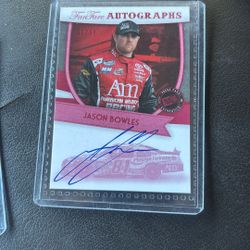 NASCAR drivers autographs