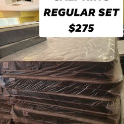 King Regular Mattress Set 