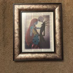 Nightmare before Christmas photo frame