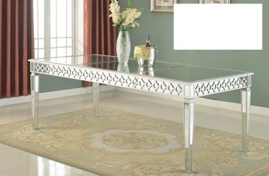 Z-Gallerie Mirrored Dining Table Set