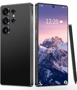New S24 Ultra 5G Smartphone  Factory Unlocked Android Cellphones Dual SIM Black