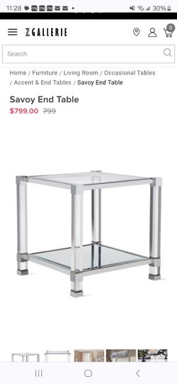 Acrylic Side Table