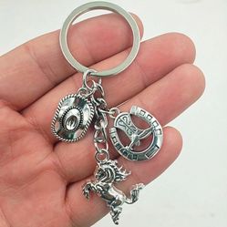 new Wester Cowboy keychain/pendant/charms 