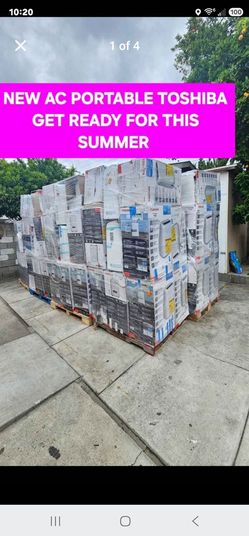 AIR CONDITIONER PORTABLE TOSHIBA NEW IN BOX,6000 BTU FOR ROOM 300 SQ FT,3IN1 COMES WITH ALL ACCESSORIES FIR ANY QUESTION TEXT ME PLEASE