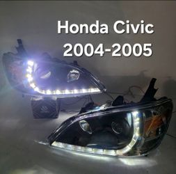 Honda Civic 2004-2005 Headlights