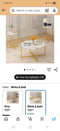 Coffee & side tables for sale