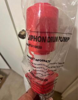 Siphon Drum Pump, New!