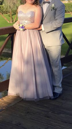 Silver Prom Dress Size 11
