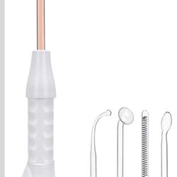 Hi Frequency Facial Care Tool Skin Tonning Device with 7 Electrode Tubes 2 Colors Options Elitzia ETSC640N (Orange) 