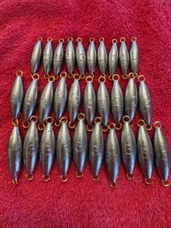 1, 2 & 3 oz Fishing Sinkers