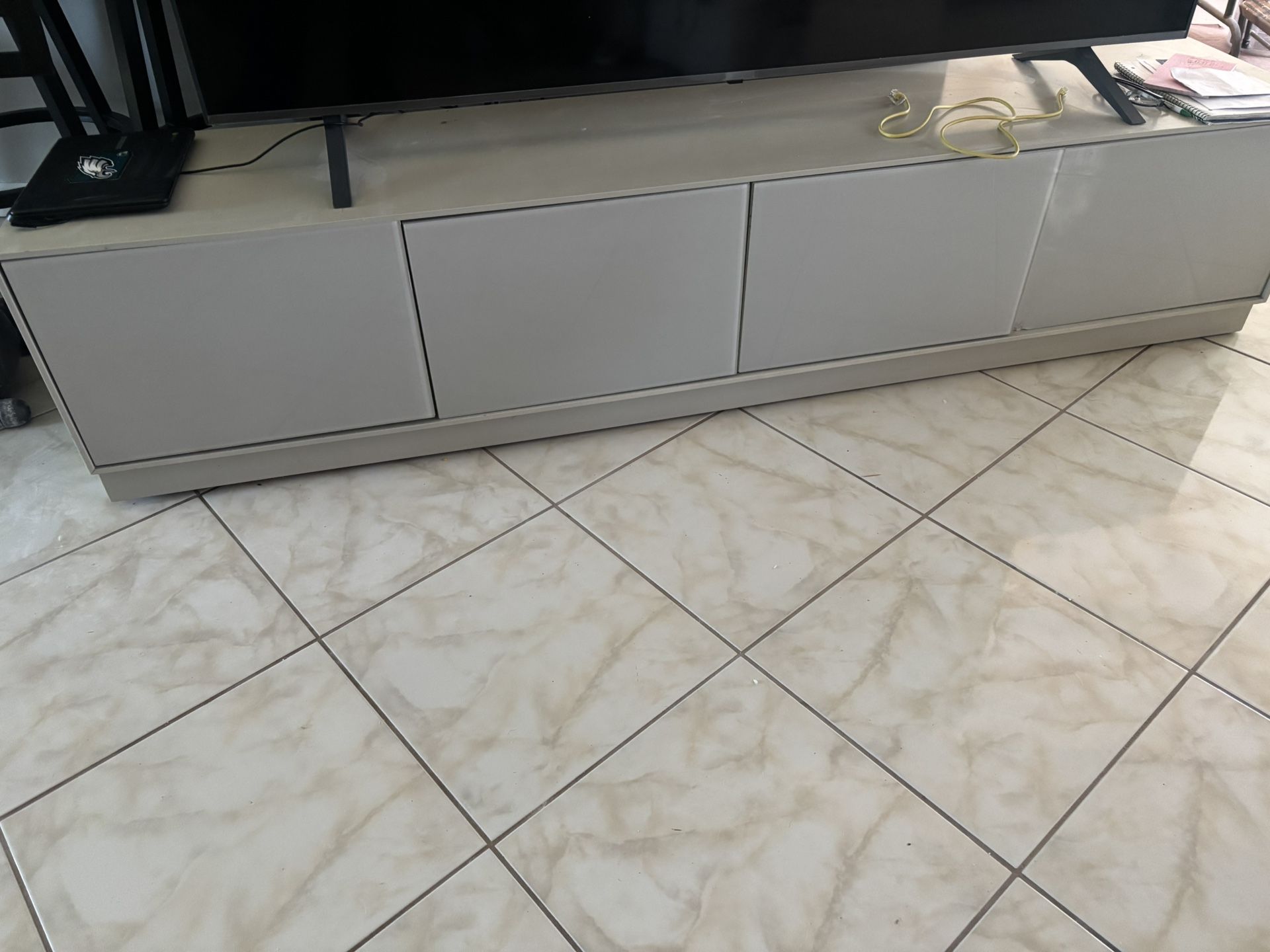 Beige Tv Stand