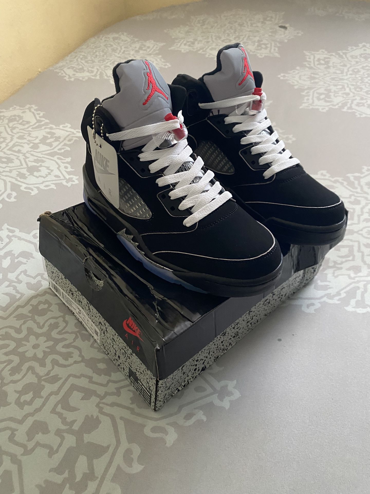 Brand New Jordan 5 Black Metallic Reimagined