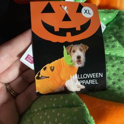 Dog Pumpkin Costume New