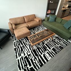 🔥 $500 - Modern Living Room Set – Sofa + Ottoman + 8x10 Rug 🔥 