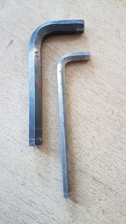 Allen L Wrenches 19mm & 1/2"