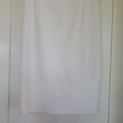 Catherine for Catherine Malandrino White Stretchy Pencil Skirt Sz 8