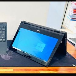 ACER TravelMate Touchscreen Convertible Laptop 4GB//64GB SSD Windows 10 Student//Work