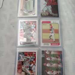 6 Card Shohei Ohtani Lot.