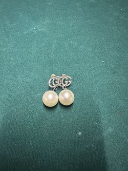 Faux Pearl Earrings 