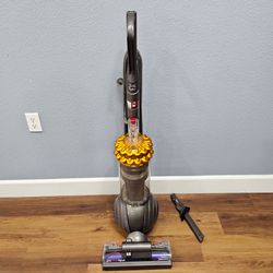 dyson ball cinetic big ball upright vacuum gold with crevice tool total clean