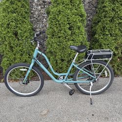 iZip Simi Step-Thru Cruiser E-Bike - Teal - Class 2 250W