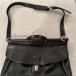 Vintage Coach Leather Messenger Bag