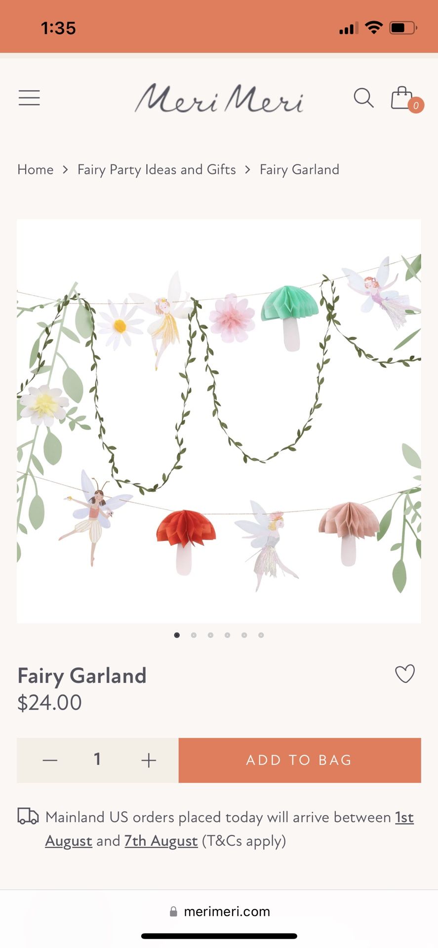Meri Meri Fairy Party Supplies