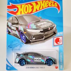 HOT WHEELS 2018 HONDA CIVIC TYPE-R HKS 