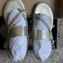 Cole Haan Anica Thonb Sandal Gold 6.5