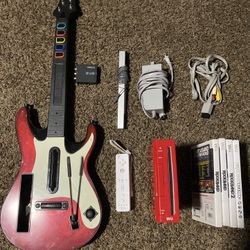 Wii Mario Edition W/ Wii Guitar 