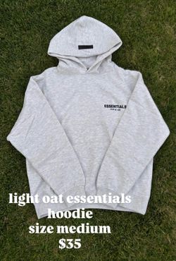 Light oat essentials hoodie