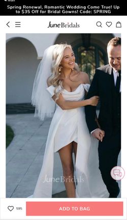 New, In Packaging Ivory Wedding Dress. Size 14 Or 16