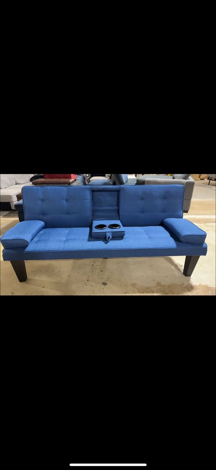 Convertible Recliner Loveseat – Folds to Bed!(Assembled