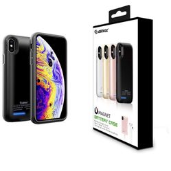 MAGNETIC BATTERY CASE FOR IPHONE X/XS-BLACK 4000MAH,4000MAH BATTERY MOBILE, 4000MAH BATTERY