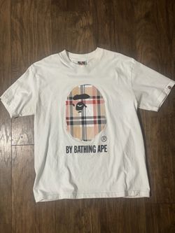 BAPE By Bathing Ape Plaid Ape Head T-Shirt