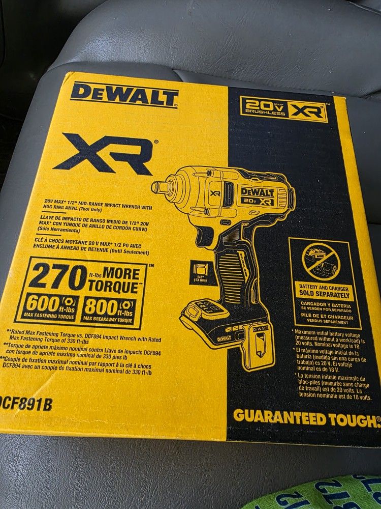Dewalt XR 1/2 Impact Wrench Brand New
