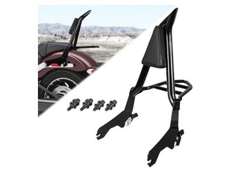 AUFER Detachable Sissy Bar Luggage Rack for Softail Low Rider