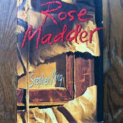 ROSE MADDER by Stephen King Hardcover 1st edition 1995 Thriller Horror Mystery