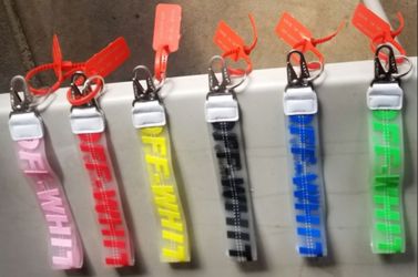 5 New Off White Key Chains(OCALA PICK UP‼️)
