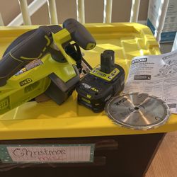 RYOBI 5 1/2 In. 18 Volt Circular Saw +battery 