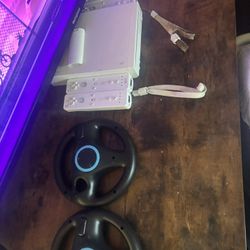 Nintendo Wii With Mario Bros, Mario Cart And More